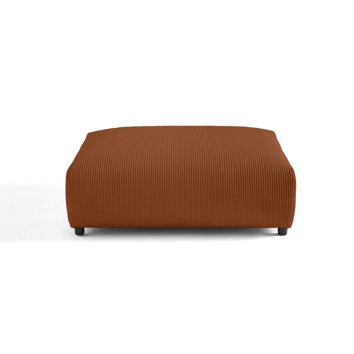 LISA DESIGN Garance - grand pouf modulable - en velours côtelé