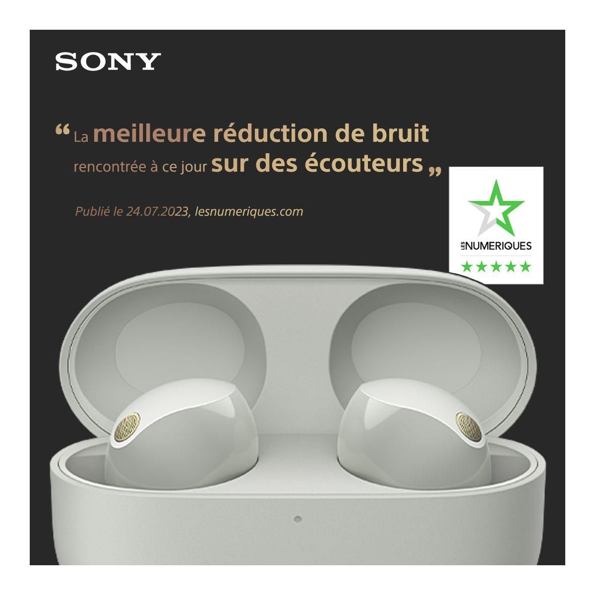 SONY Ecouteurs WF-1000XM5 Argent