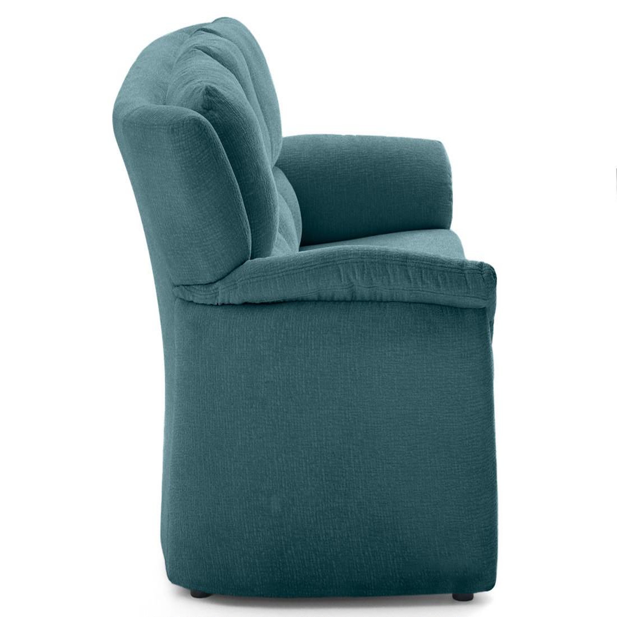 Voir la diapositive 5 : LISA DESIGN Bastille - canapé droit 3 places en tissu velours relief