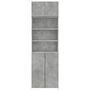Voir la diapositive 4 : VIDAXL Armoire de rangement gris beton 70x42,5x225cm bois d'ingenierie