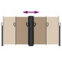 Voir la diapositive 5 : VIDAXL Auvent lateral retractable taupe 120x1000 cm