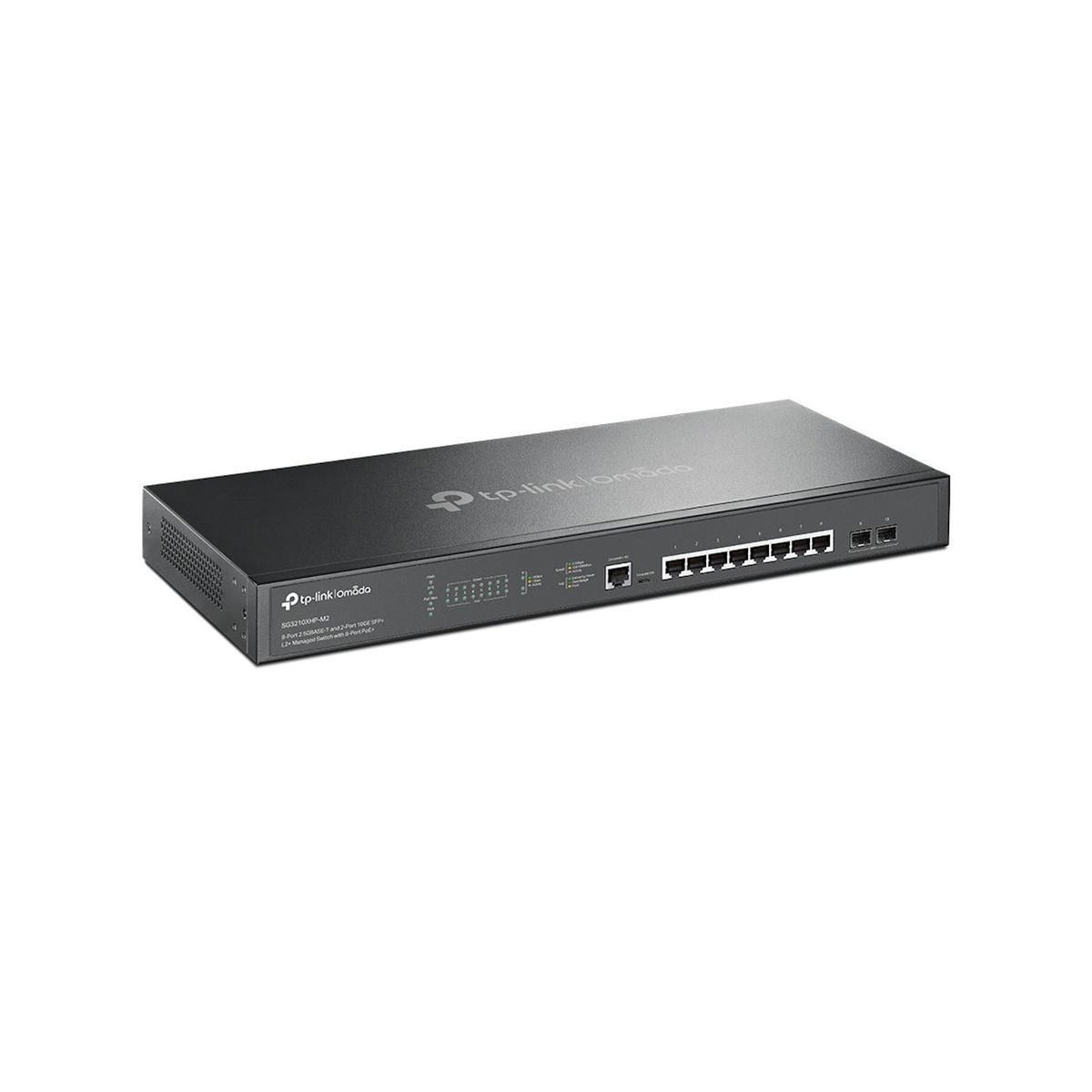 TP-LINK Switch géré TP-Link JetStream TL-SG3210XHP-M2 avec 8 ports 2.5G PoE+ et 2 ports 10G SFP+