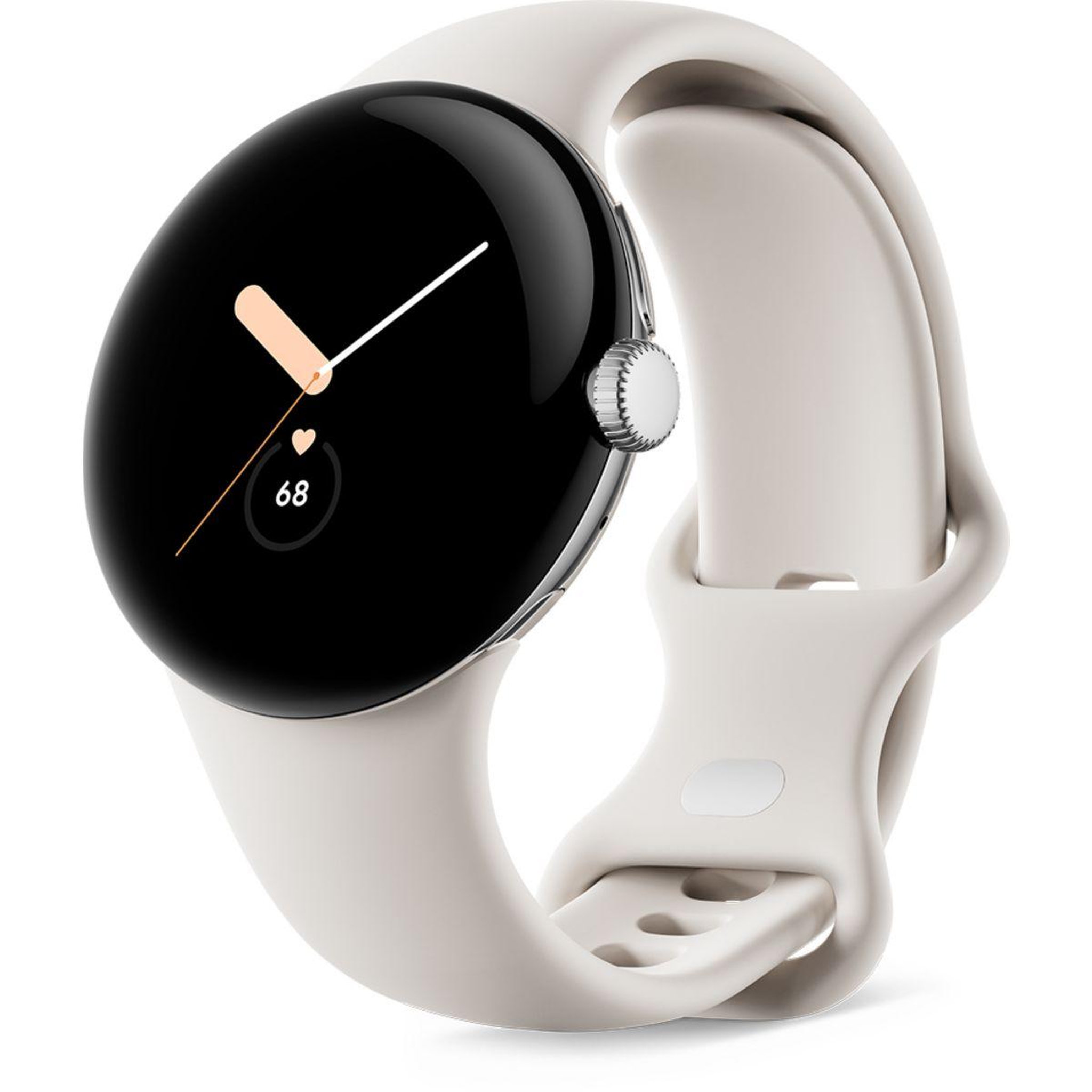 Voir la diapositive 4 : GOOGLE Bracelet Pixel Watch Bands Silicone Active blanc
