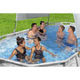 Voir la diapositive 3 : BESTWAY Bestway Auvent de piscine hors sol Blanc
