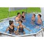 Voir la diapositive 3 : BESTWAY Bestway Auvent de piscine hors sol Blanc