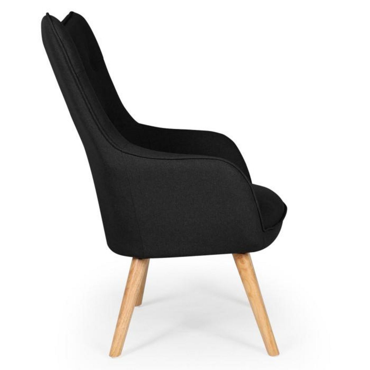 Paris Prix Fauteuil Scandinave  Aimee  67cm Noir