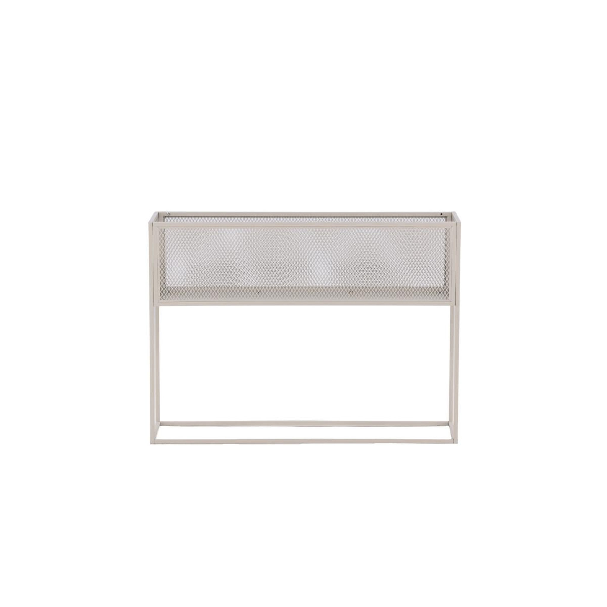 Voir la diapositive 4 : Paris Prix Console design en métal  netz  110cm beige