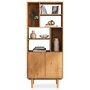 Voir la diapositive 1 : IDIMEX Buffet haut SIMONA H 188 cm en bois massif