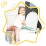 Voir la diapositive 5 : BADABULLE Réducteur de toilette pliable