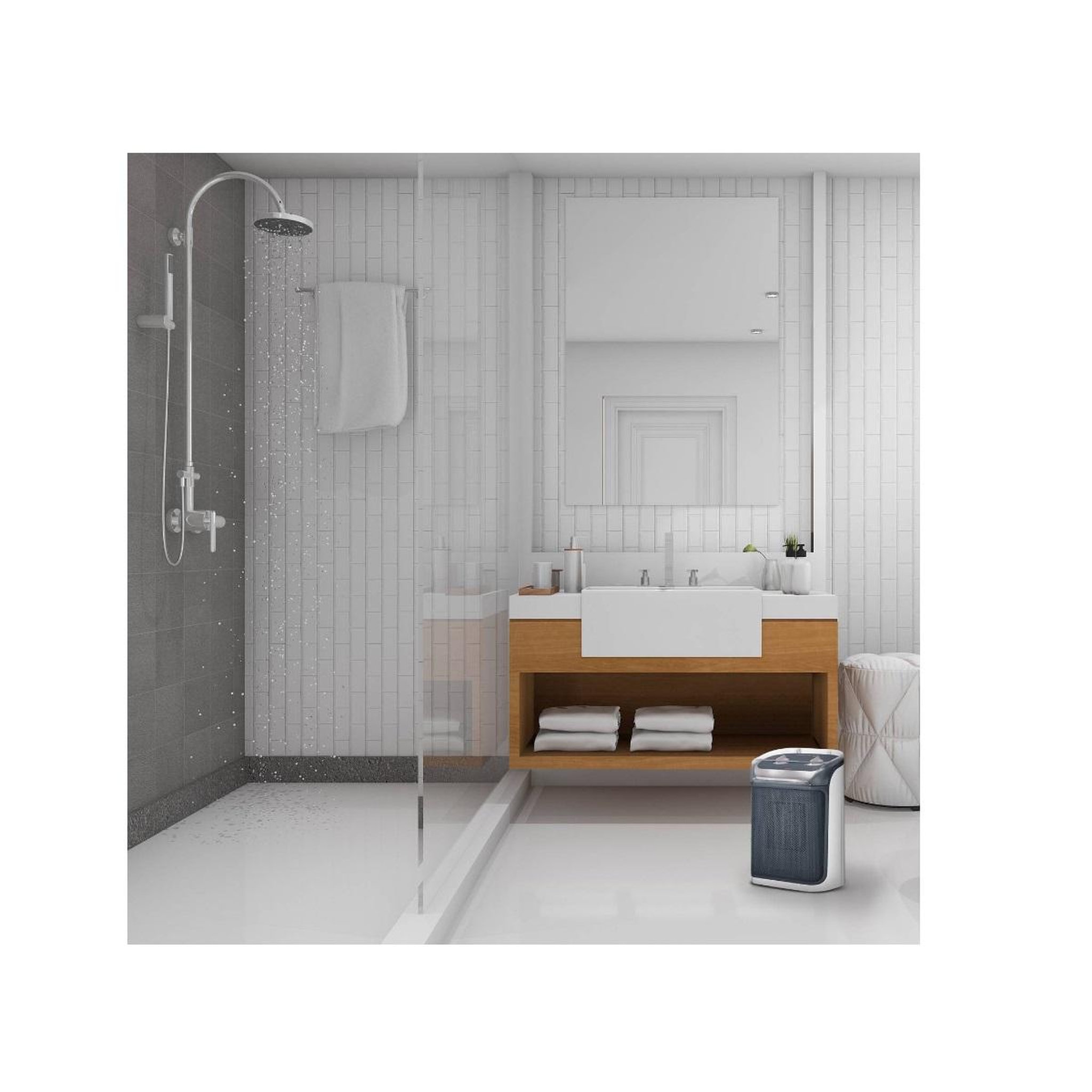 Voir la diapositive 5 : ROWENTA Chauffage soufflant céramique 2000w bleu - SO9281F0