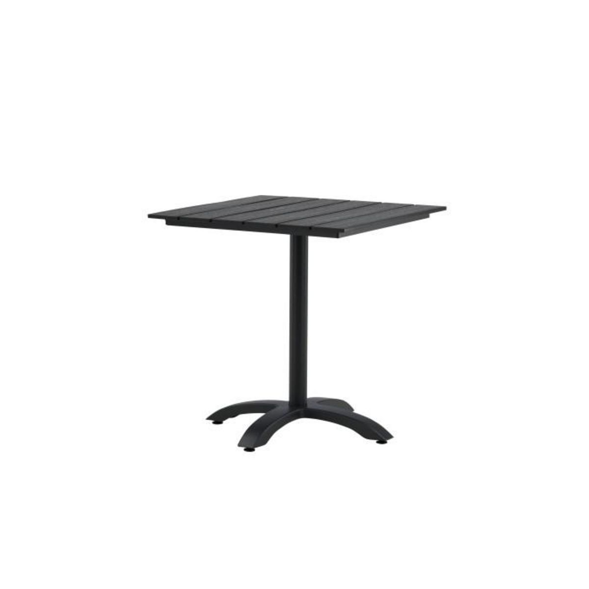 Paris Prix Table de Jardin  Colorado  74cm Noir