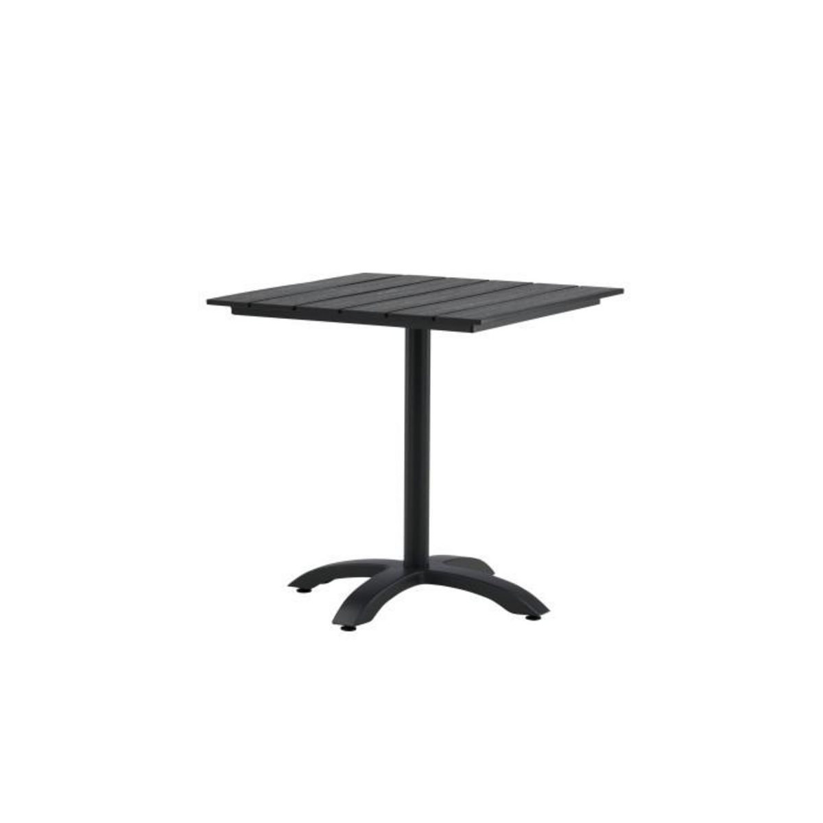 Paris Prix Table de Jardin  Colorado  74cm Noir