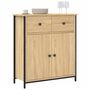 Voir la diapositive 3 : VIDAXL Buffet chene sonoma 70x30x80 cm bois d'ingenierie