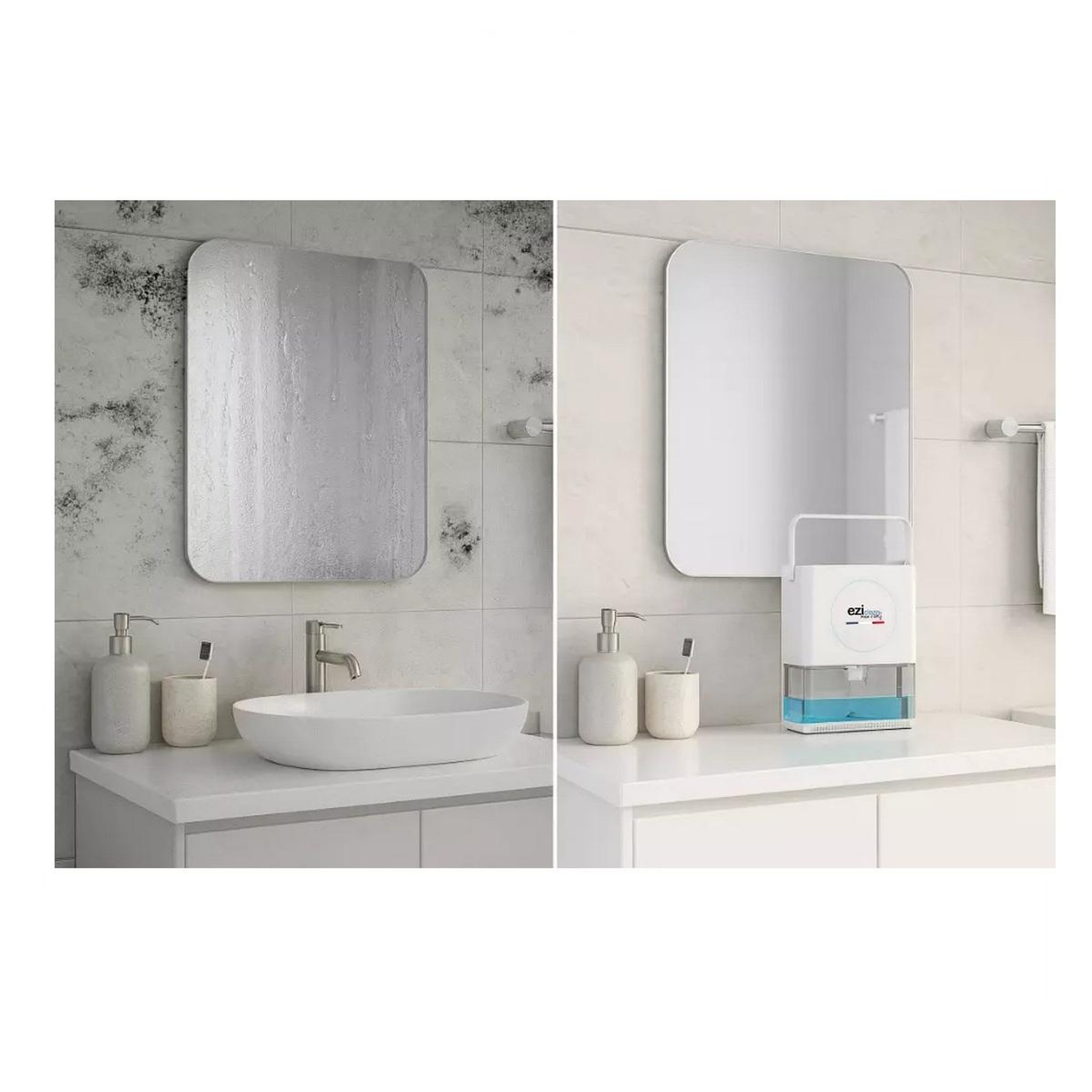 Voir la diapositive 6 : EZICLEAN Déshumidificateur 0.6l/j blanc - DRYFLOWX