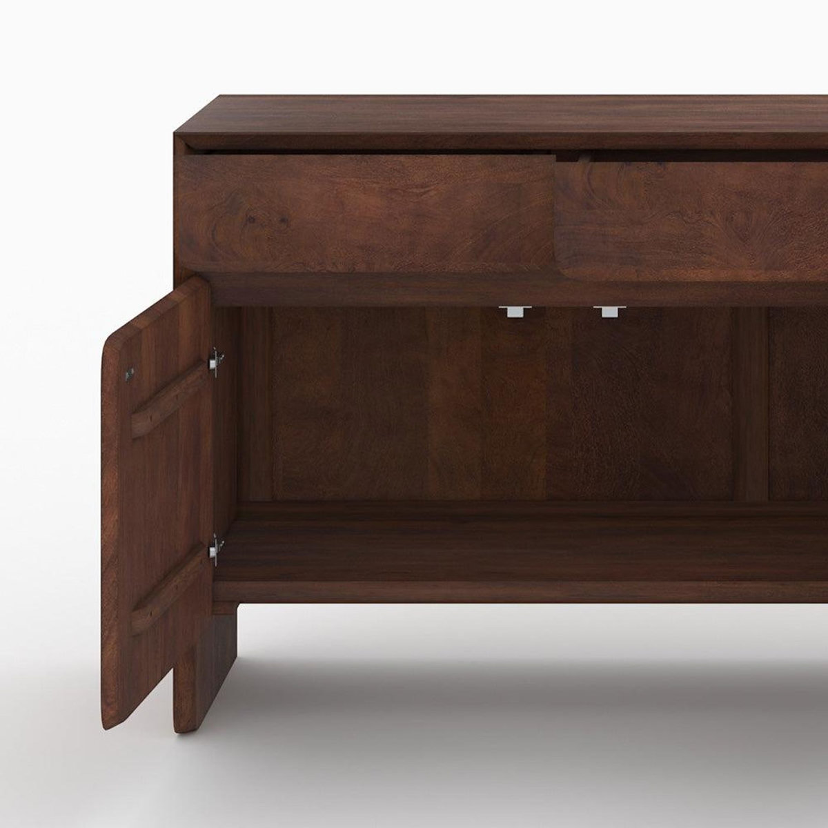 Rendez vous déco Buffet en bois de manguier avec 3 portes et 3 tiroirs-Achille