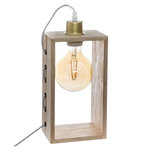 ATMOSPHERA Lampe à Poser en Bois  Iwata  28cm Naturel