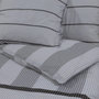 Voir la diapositive 5 : VIDAXL Ensemble de housse de couette Gris 200x200 cm Coton