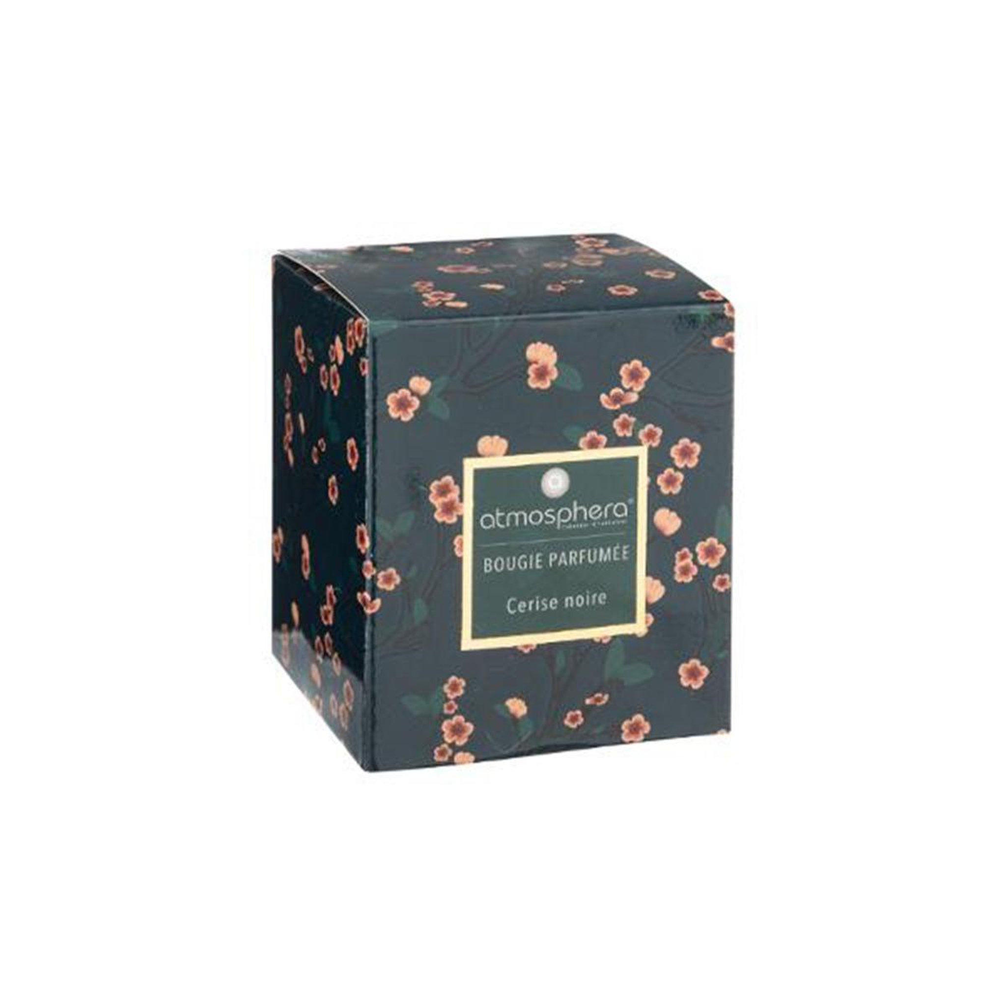 Voir la diapositive 2 : COMPTOIR DE LA BOUGIE Bougie parfumée en verre  neda  110g cerise noire