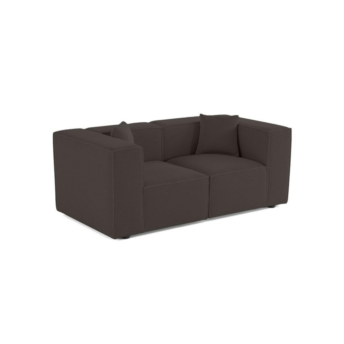 LISA DESIGN Arty - canapé modulable 2 places - en tissu mailles 3d