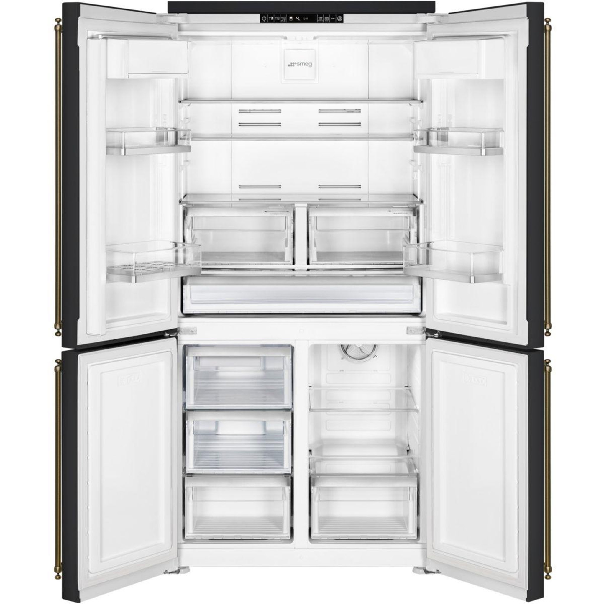 Voir la diapositive 2 : SMEG Réfrigérateur multi portes fq60cao6