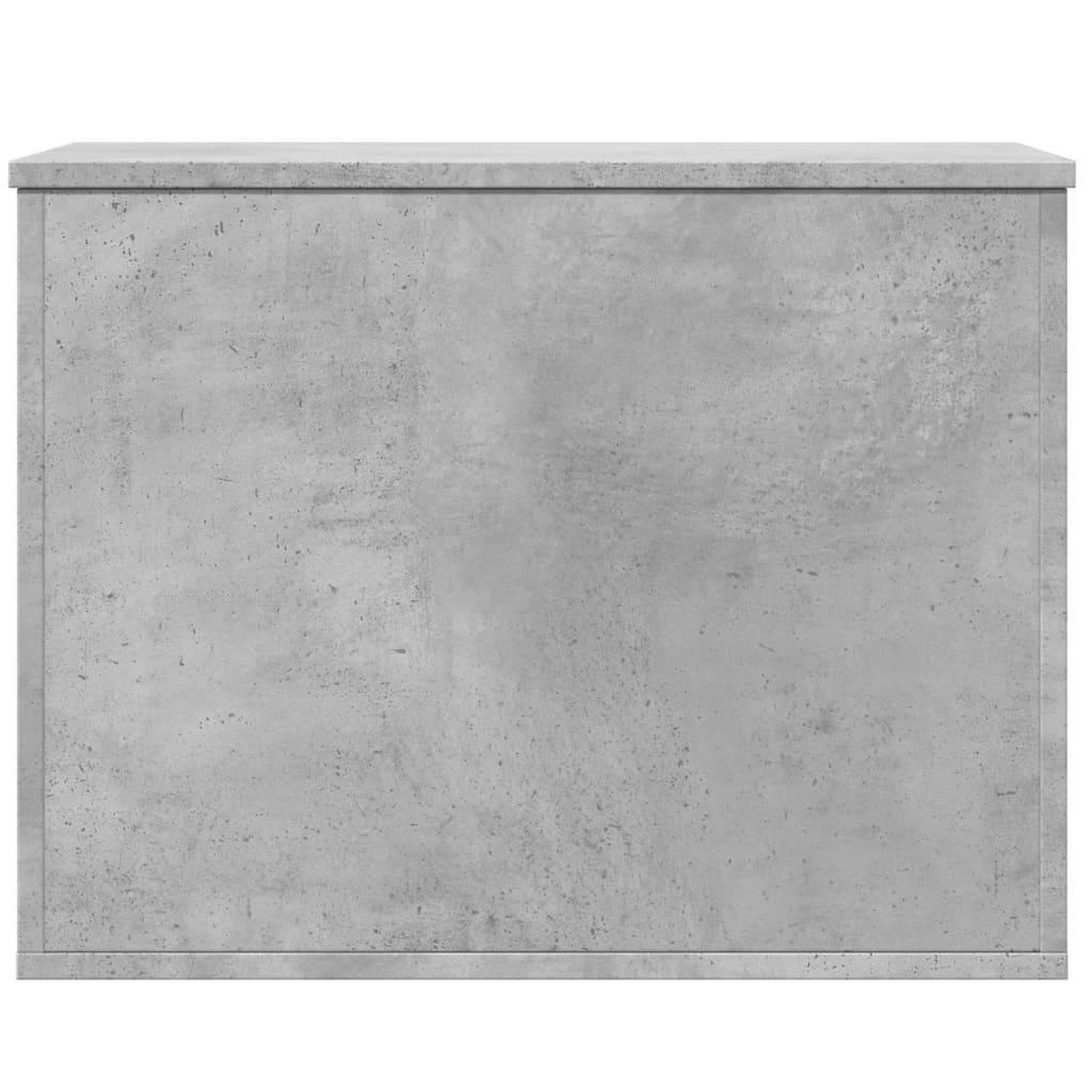 Voir la diapositive 4 : VIDAXL Boîte de rangement gris beton 60x42x46 cm bois d'ingenierie