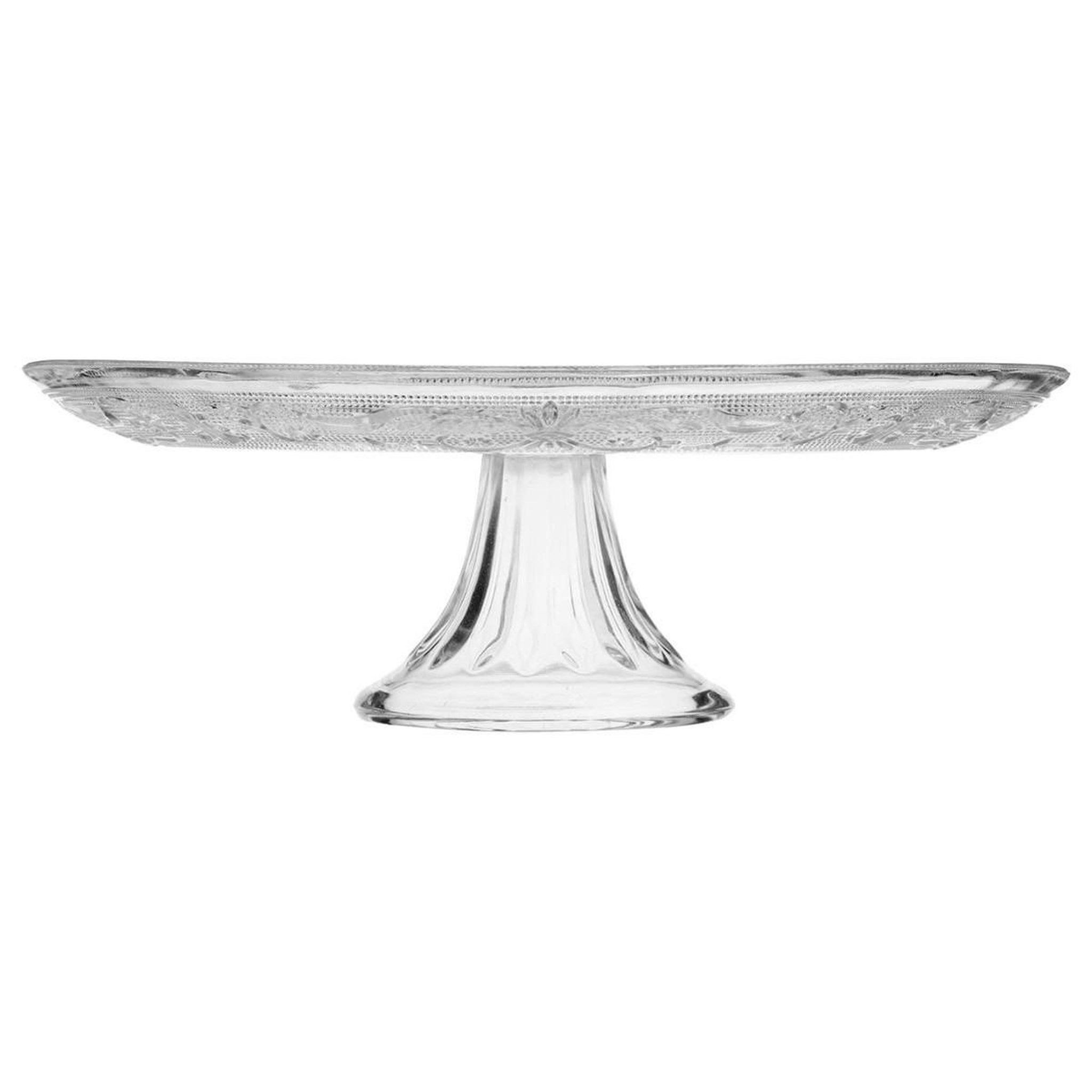 Voir la diapositive 2 : SECRET DE GOURMET Plat à Gâteau sur Pied  Renaissance  29cm Transparent