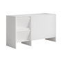Voir la diapositive 1 : Habitat et Jardin Buffet en bois  Laris 130  - 130 x 44 x 82 cm - Blanc