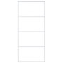 Voir la diapositive 2 : VIDAXL Porte coulissante Verre ESG depoli et aluminium 90x205 cm Blanc