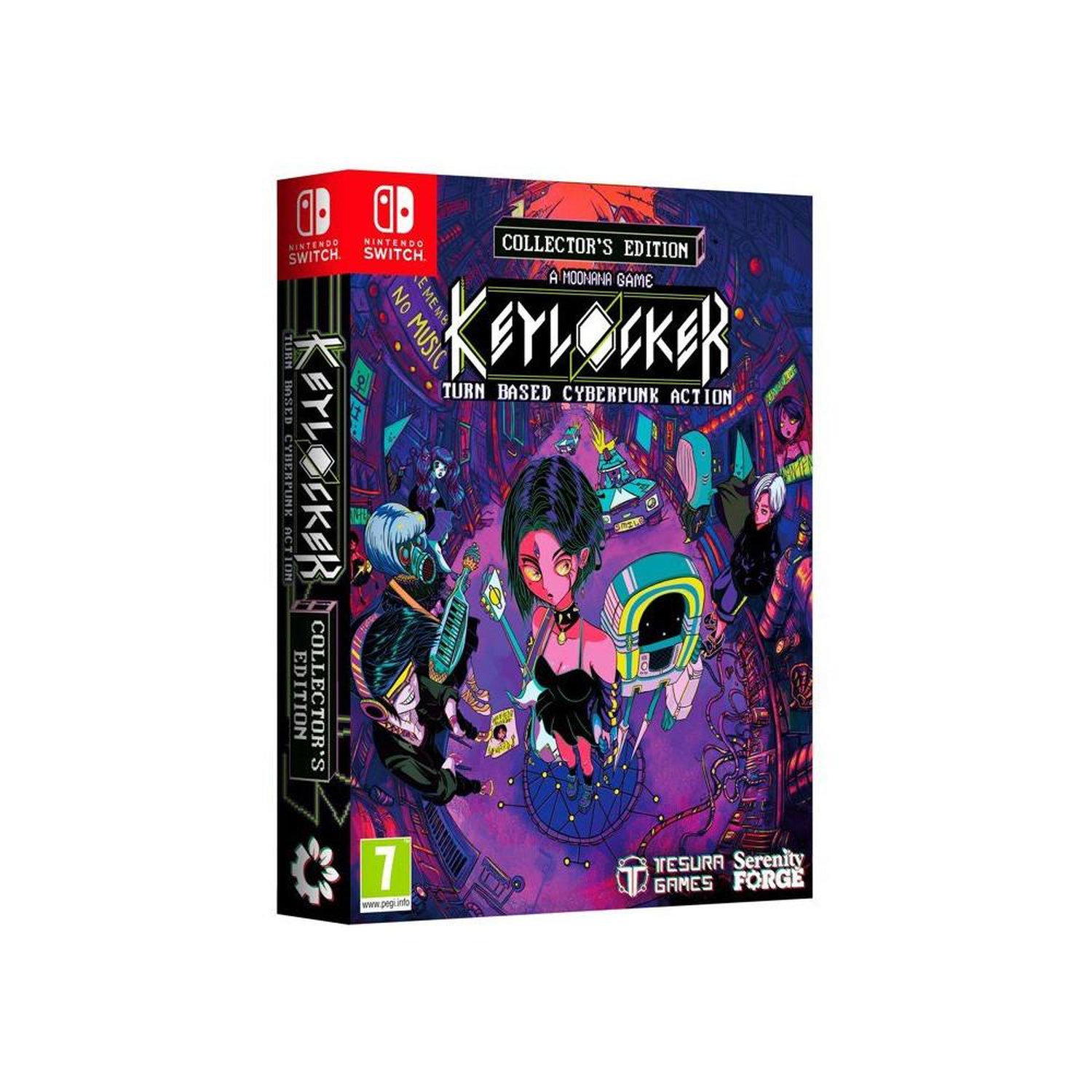 Keylocker Turn Based Cyberpunk Action Collector' Edition Nintendo Switch - vue 10