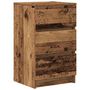 Voir la diapositive 5 : VIDAXL Tables de chevet avec 3 tiroirs 2 pcs vieux bois 39x35x65 cm