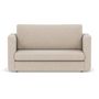 Voir la diapositive 4 : BEST MOBILIER Isana - canapé 2 places convertible déplimousse avec accoudoirs incurvés en tissu