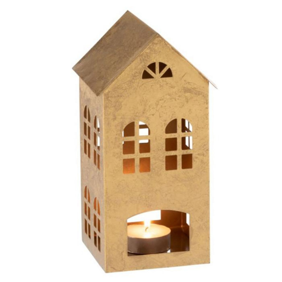 Paris Prix Bougeoir en Métal  Maison Alpha  28cm Or