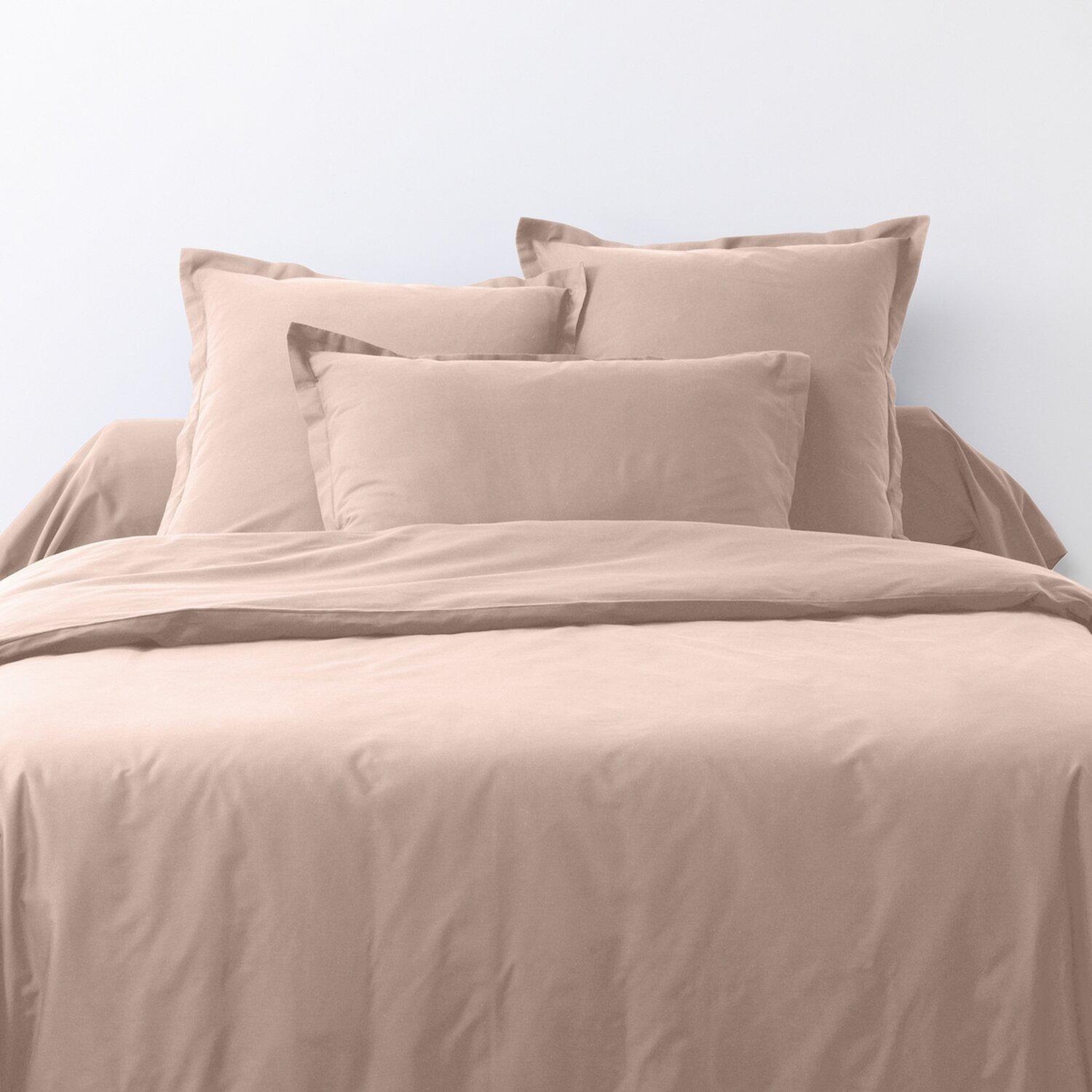 Voir la diapositive 2 : Home collection Parure housse de couette 100% coton 57fils