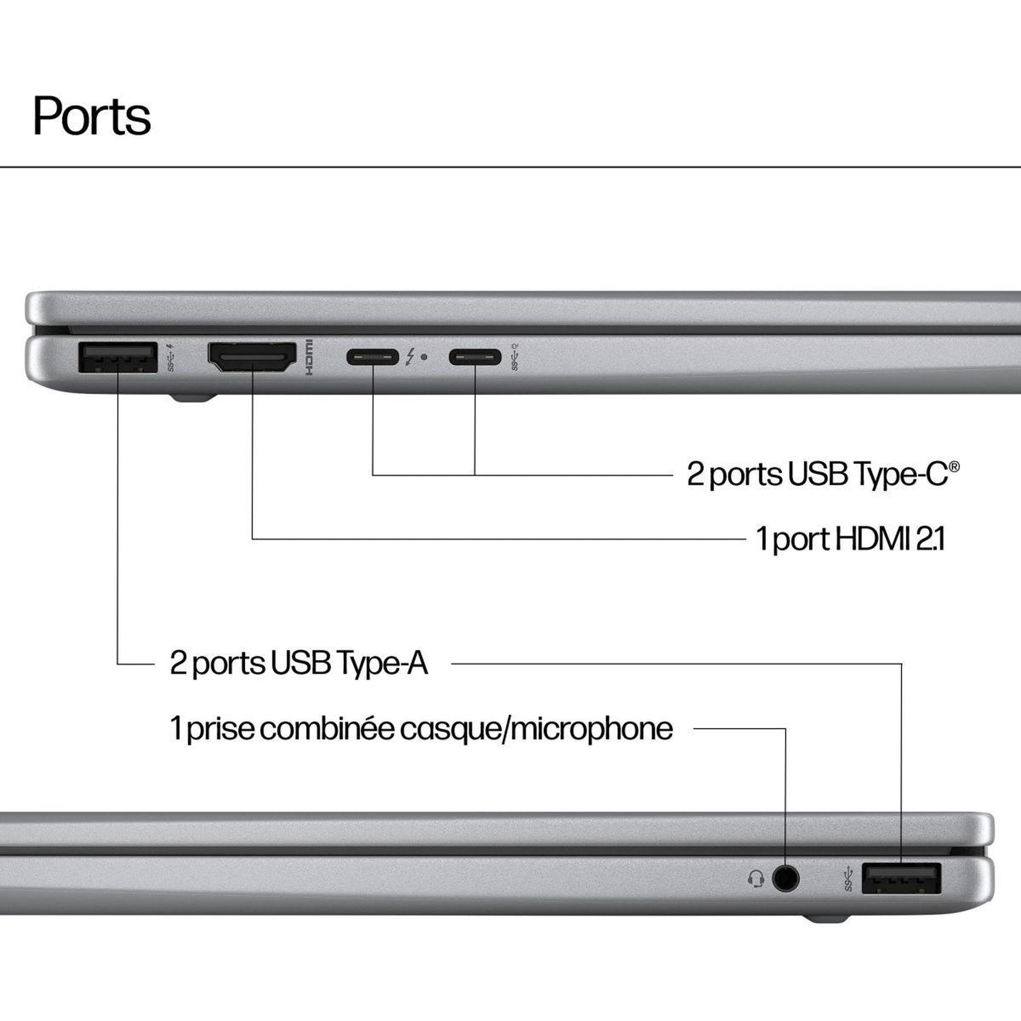 Voir la diapositive 2 : HP PC Hybride Envy x360 14-fc0008nf
