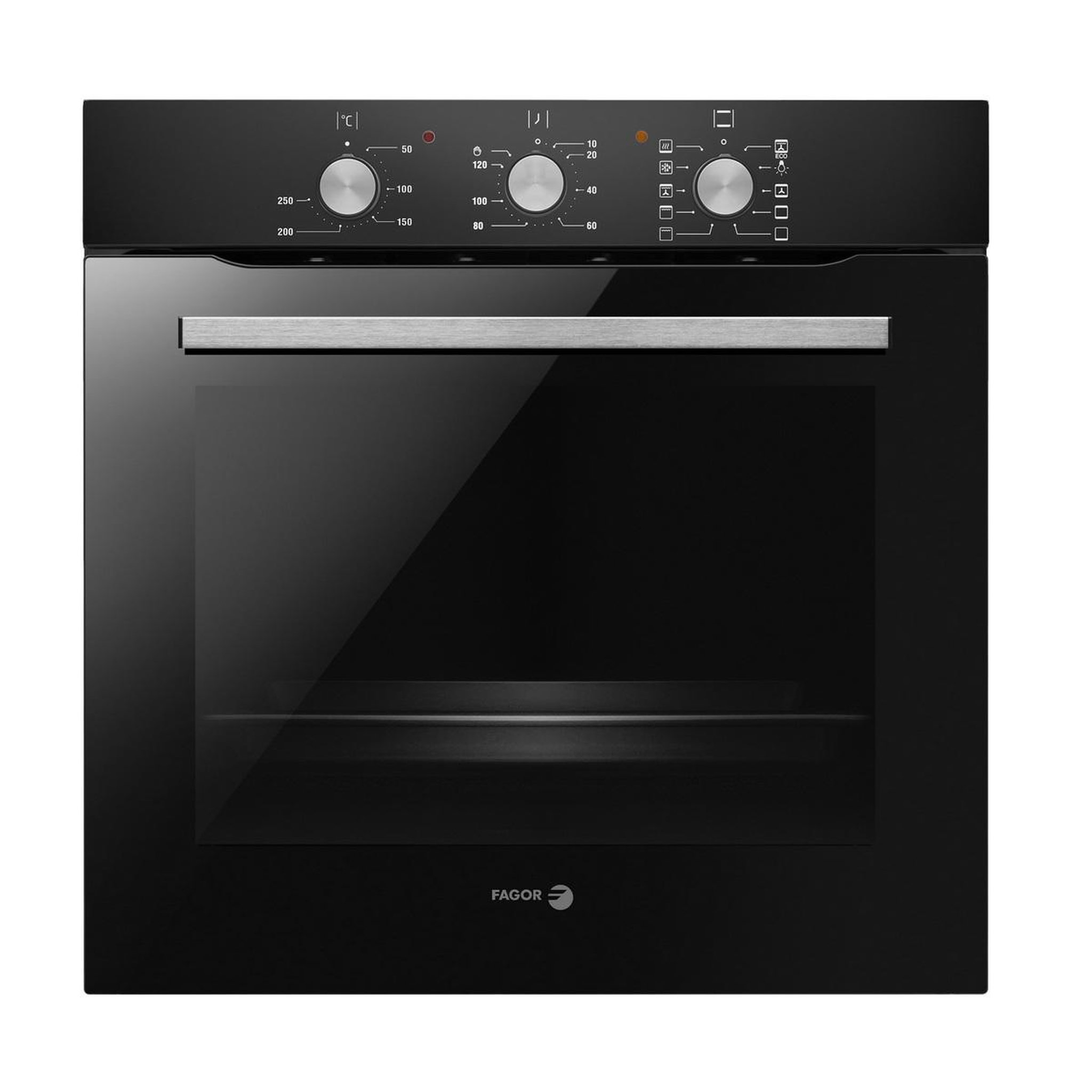 Fagor Four intégrable multifonction 77l 60cm hydrolyse noir - ff77mfn