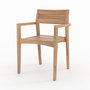 Voir la diapositive 6 : Rendez vous déco Table et chaises de jardin 8 personnes en bois de teck recyclé-Molo