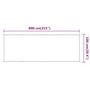 Voir la diapositive 6 : VIDAXL Auvent vertical Beige 100x800 cm Tissu oxford