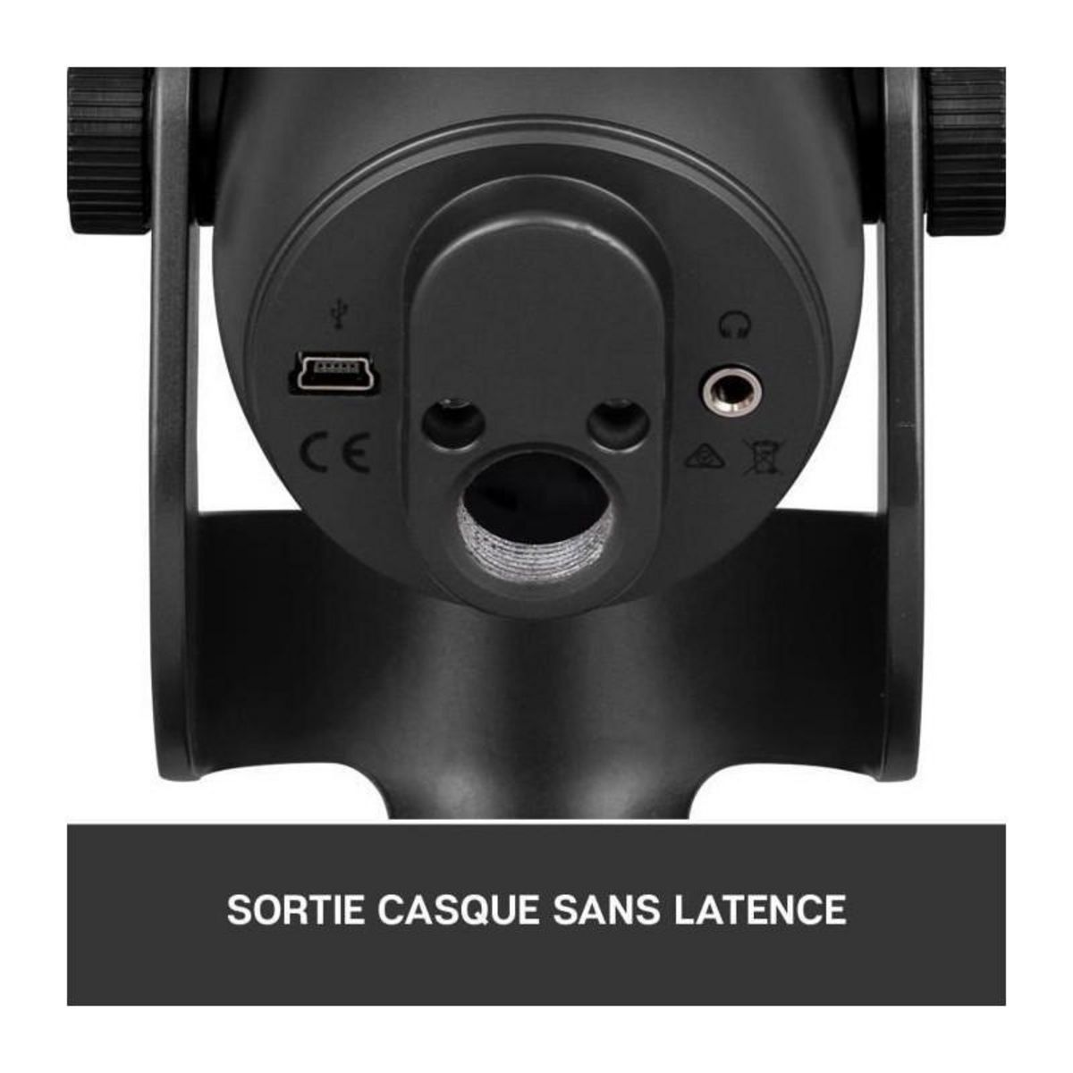 Logitech Microphone USB - Blue Yeti - Pour Enregistrement, Streaming, Gaming, Podcast sur PC ou Mac - Noir