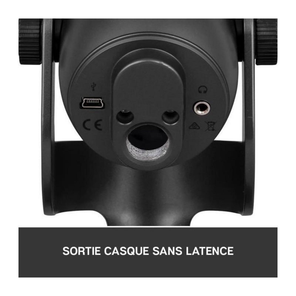 Logitech Microphone USB - Blue Yeti - Pour Enregistrement, Streaming, Gaming, Podcast sur PC ou Mac - Noir