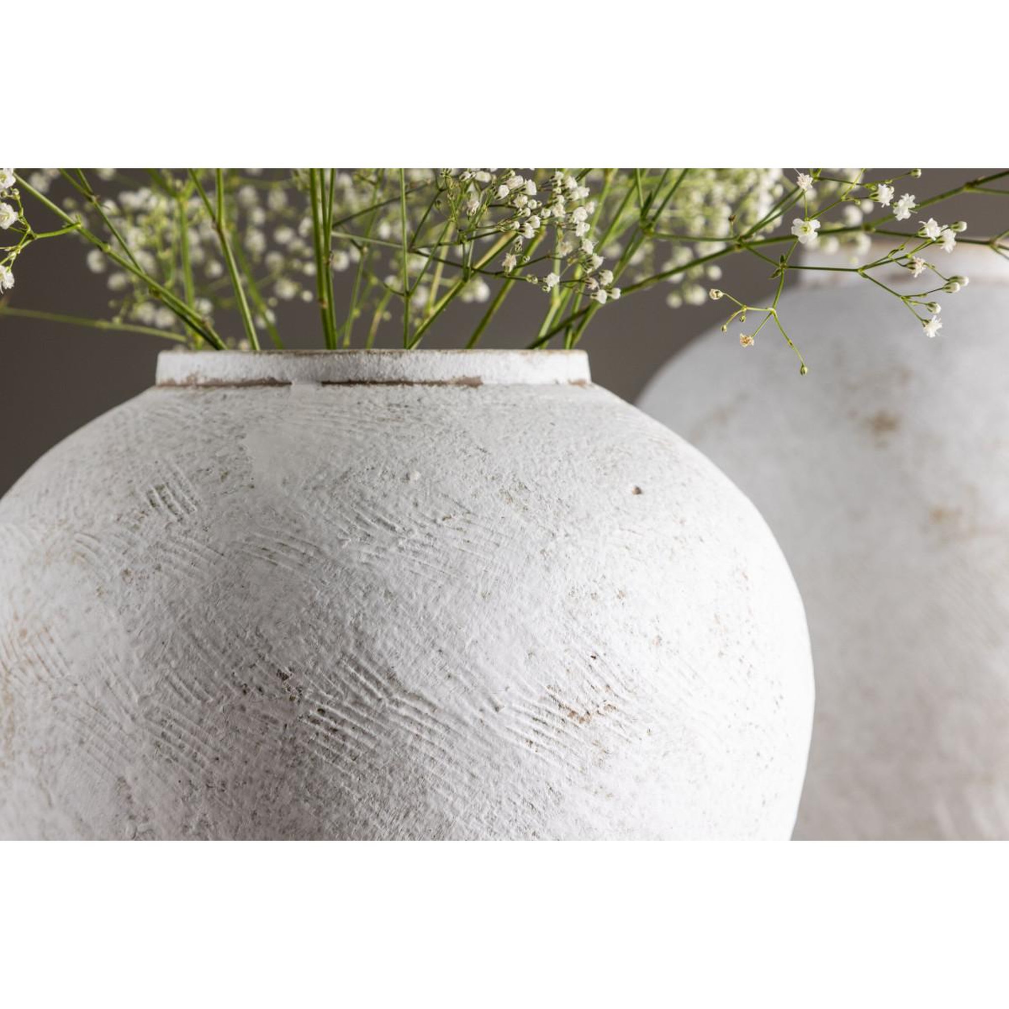 Voir la diapositive 3 : Paris Prix Vase déco  globe  25cm beige