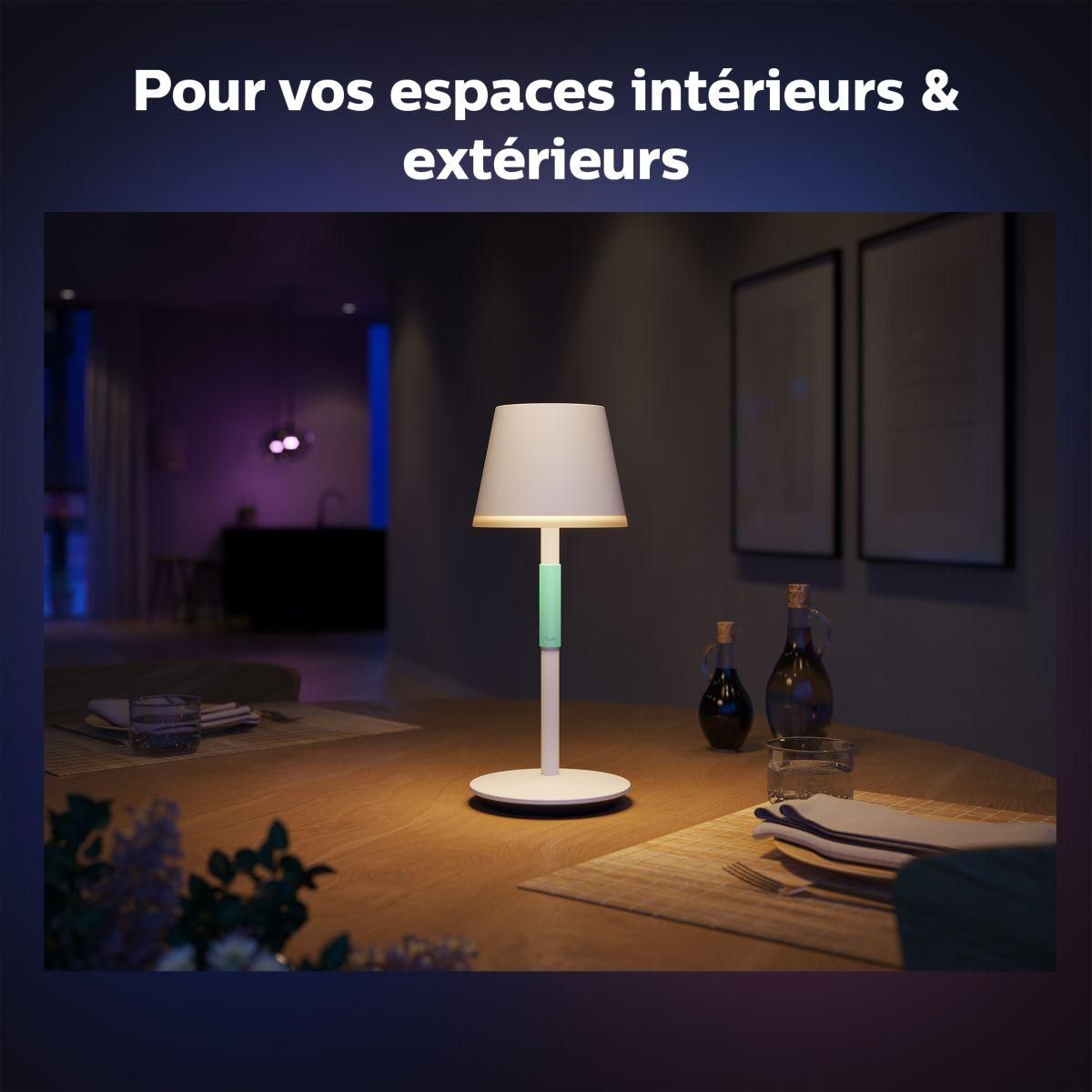 Philips Lampe connectée HUE W&C GO Blanc