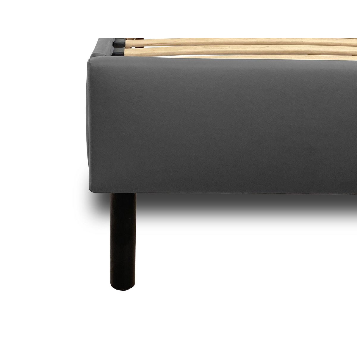 BEST MOBILIER Magritte - lit - 160x200 - sommier inclus - en simili