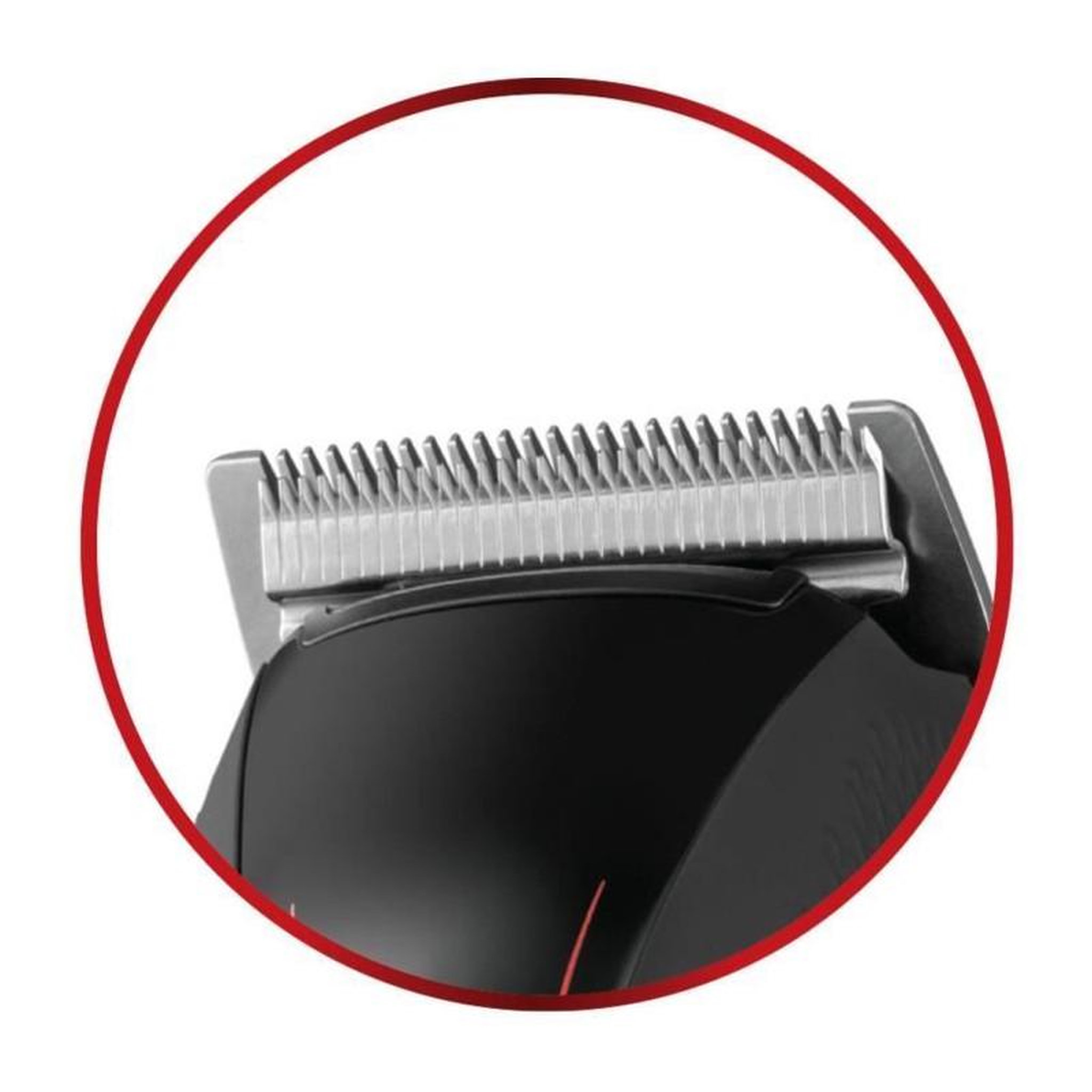 Voir la diapositive 4 : REMINGTON Tondeuse Cheveux REMINGTON HC550 Easy Fade Pro – sans fil – étanche – guides de coupe fixe, a dégradé et pour oreilles