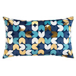 Paris Prix Housse de Coussin Déco  Vivaldi  30x50cm Bleu