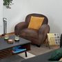 Voir la diapositive 4 : ATMOSPHERA Fauteuil Club Stanis - Marron
