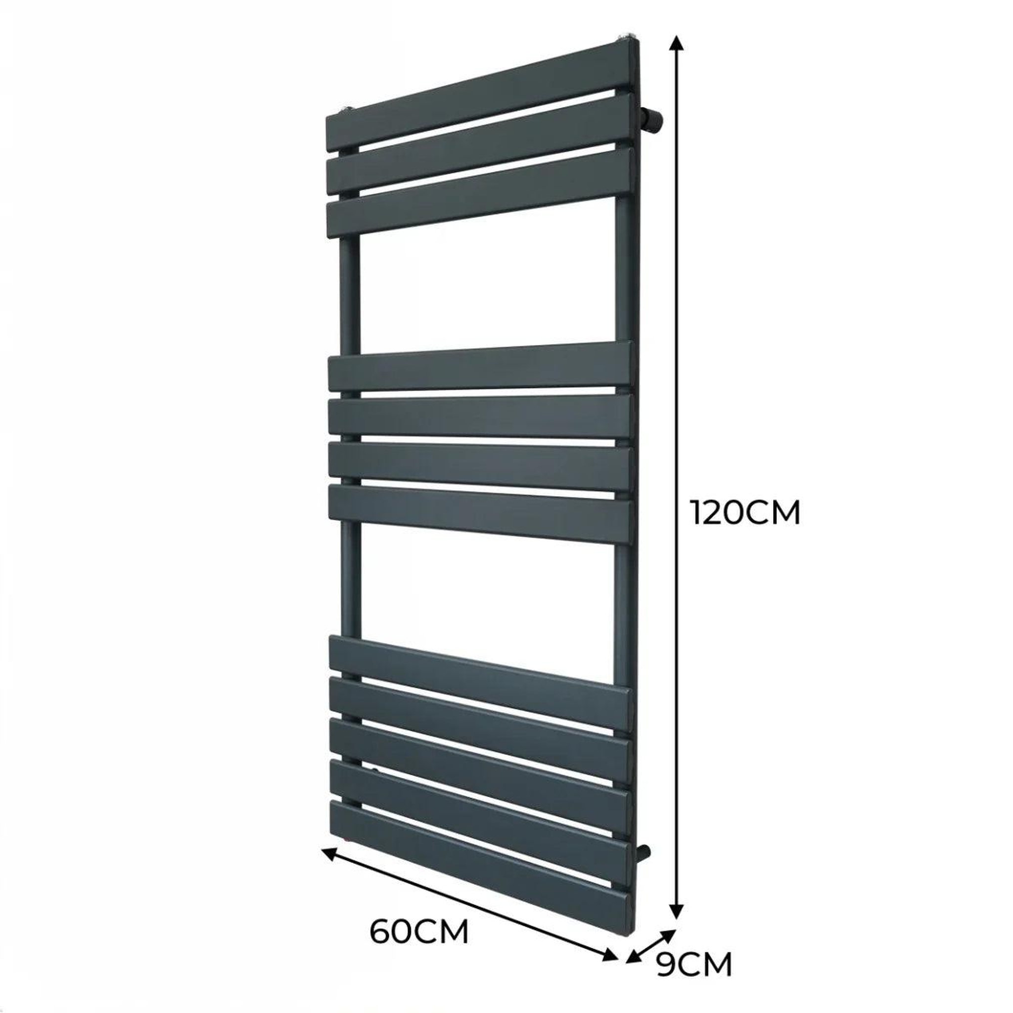 Voir la diapositive 5 : MONSTERSHOP Radiateur plat sèche-serviettes – 1200 x 600 mm