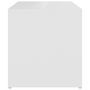 Voir la diapositive 5 : VIDAXL Table d'appoint blanc 59x36x38 cm bois d'ingenierie