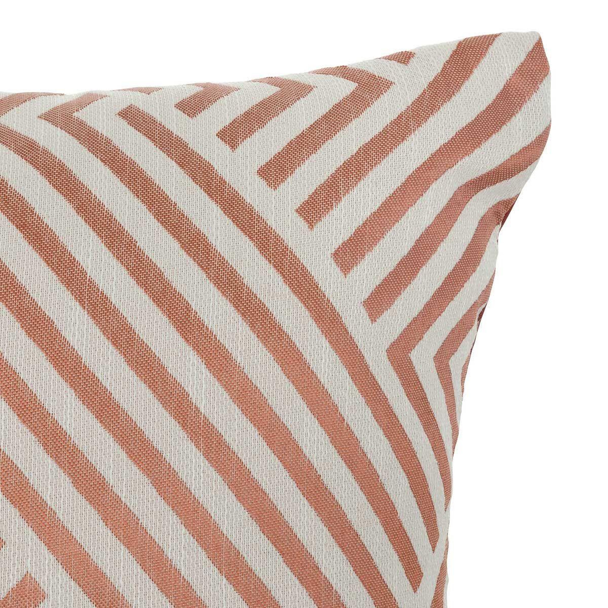 Voir la diapositive 2 : ATMOSPHERA Coussin déco  jacquard  30x50cm terracotta