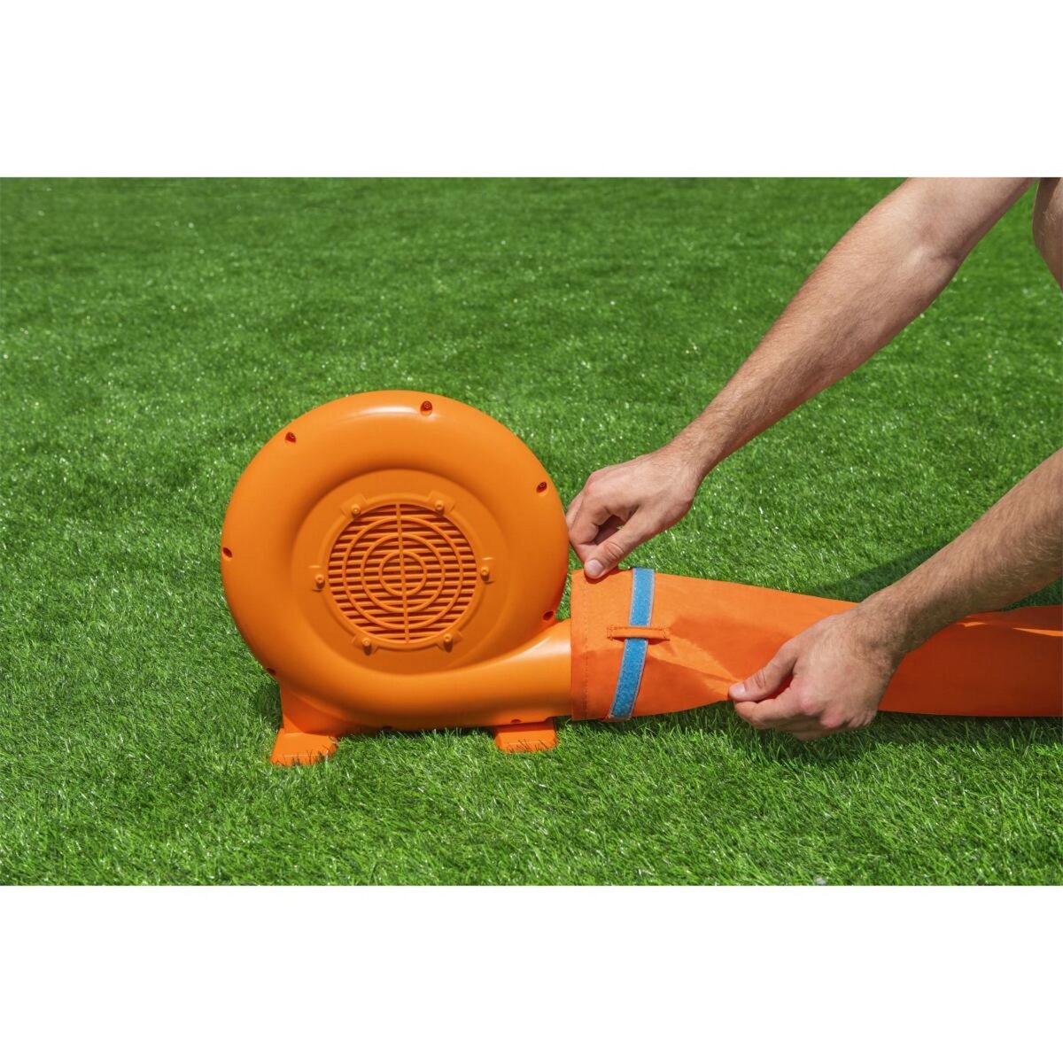 BESTWAY Trampoline gonflable à air constant leap & play, 289 x 213 x 173 cm - 53427