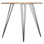 Voir la diapositive 2 : ATMOSPHERA Table d'appoint design Neile - L. 69 x H. 60 cm - Noir